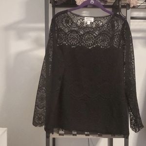 MSSP Black lace shirt
